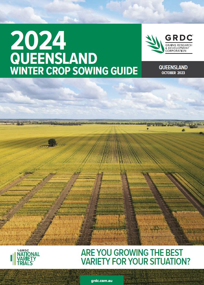 QLD Crop Sowing Guide cover 2024