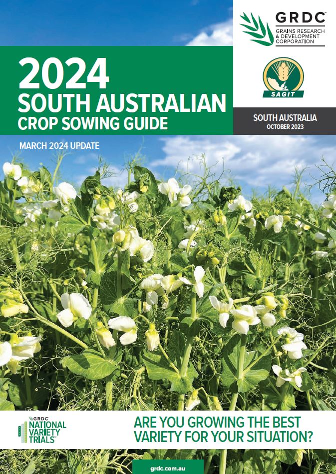 SA Crop Sowing Guide cover 2024