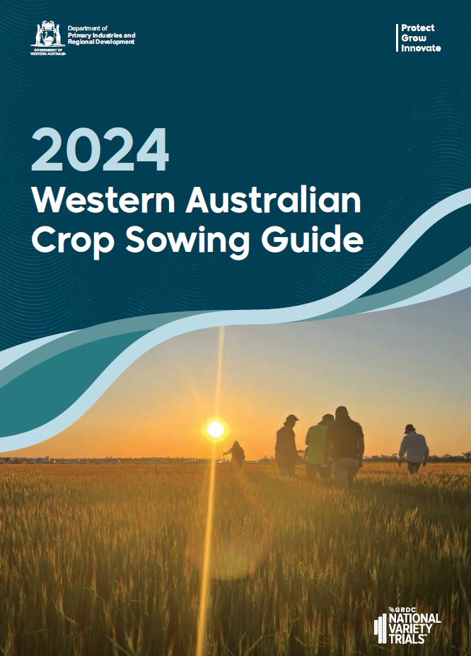 WA Crop Sowing Guide 2024 cover